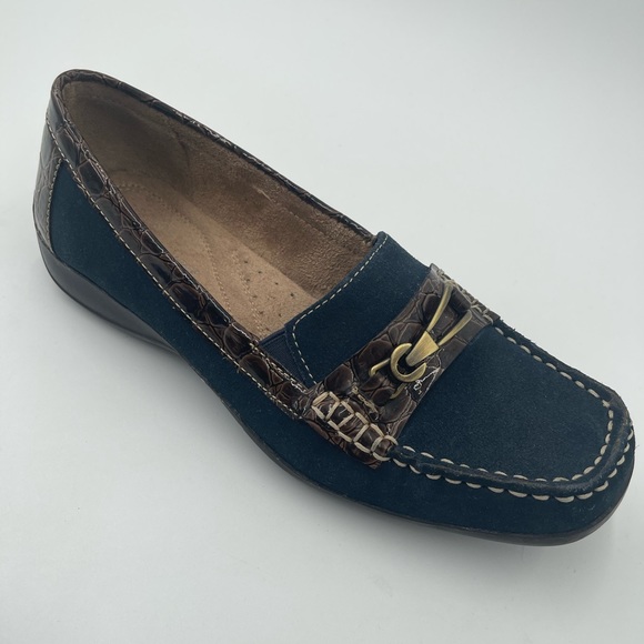 Naturalizer Camille Suede Moccasin Loafers Size 8 NWOT - Picture 4 of 10